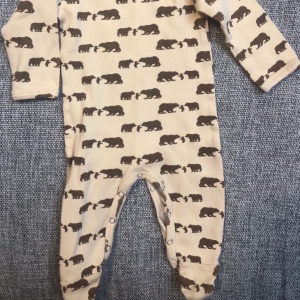 Kate Quinn Bears Long Sleeve Footie Pajama